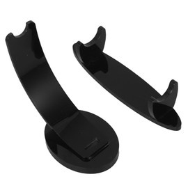 NOLITOY 2pcs Black Acrylic Pen Display Stand Organizer for Eyebrow Pencil Makeup Brushes and Paintbrushes Scratch Resistant Holder for Home School Office Store Desk Use