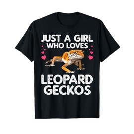 Cute Leopard Gecko Art For Women Girls Leopard Gecko Lover T-Shirt