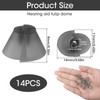 14 Pack Tulip Hearing Aid Domes Replacement Compatible with GN