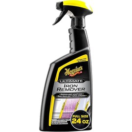 Meguiar's Ultimate Iron Remover - Quickly Remove Embedded Iron Particles and Industrial Fallout That Impair Paint Color, Clarity, and Paint Smoothness - Chemical Contaminant Remover - 24 Oz