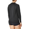 Kanu Surf Women's Standard Keri Long-Sleeve UPF 50+ Rashguard, Black,