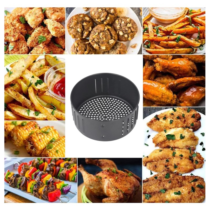 Fryer Basket 2.6L Steel Non Stick Reusable Drainer Basket Universal
