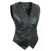 STOREJEES Leather Biker Jacket Women | Black, 3X-Large Vest