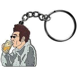 Pinsanity Kramer 'Here's To Feeling Good All The Time' Funny Keychain