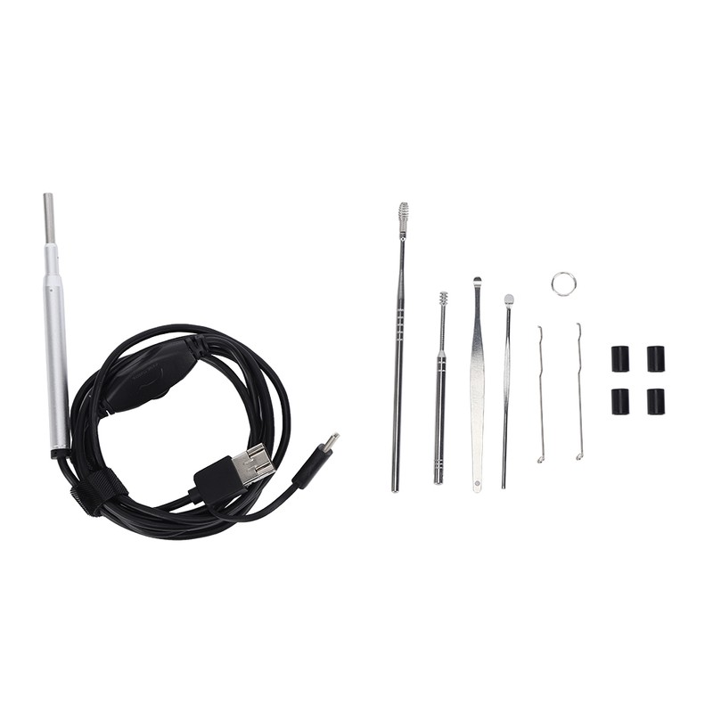 3.9mm 3-In-1 Phone Visual Ear Spoon Examination Endoscope Ear Cleaner