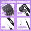 DAODER Thick Lash Extension Kit 200D Fluffy Cluster Eyelash Extensions