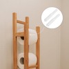 Rumyve2pcs Plastic Toilet Roll,Bathroom Toilet Replacement Roll Spring,Toilet Roll Holder