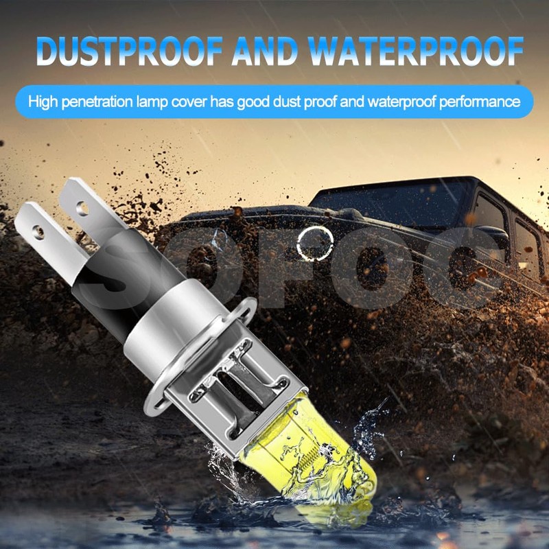 SOFOC H3C Automotive Front Fog Headlights Auxiliary Headlights Strong Penetration