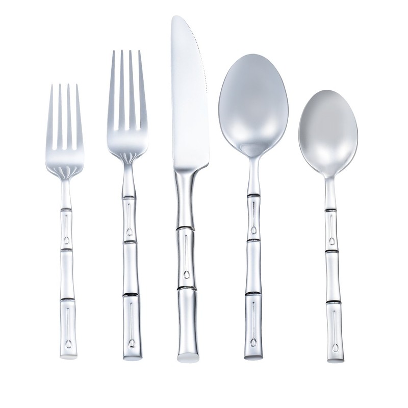 Flatasy Silverware Set Stainless Steel Flatware Set 30 Pieces Cutlery
