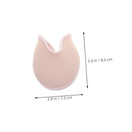BIUDECO 3 Pairs Pointe Shoe Cushions Ballet Toes Half Socks Breathable Knit Toe Caps Shock Absorbing Dance Foot Protectors for Women Foot Care