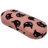 Pearl HO-4 092924 Glasses Case, Hard Type, Spring Type, Black