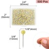 sourcing map 500pcs 1/8 Inch Map Push Pins Thumb Tacks
