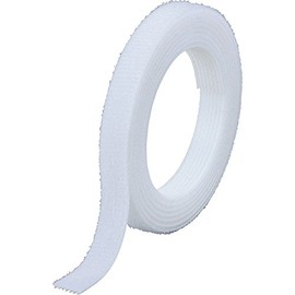 TRUSCO MKT-10W-W Magic Band Binding Tape, Double-Sided, 0.4 inches (10 mm) x 99.8 ft (30 m), White