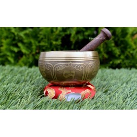 3"Hand Beaten singing bowl-Tibetan singing bowl for Meditation and mindfulness