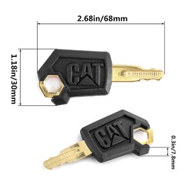 MEISO CAT 5P8500 Caterpillar Heavy Equipment 8 Pack Ignition Keys
