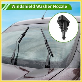 PARSKILO Windshield Washer Nozzle for Mitsubishi Eclipse 2006-2012 Black Front Windshield Spray Nozzles Wiper Spray Washer Jet Plastic 1 Set Benefit