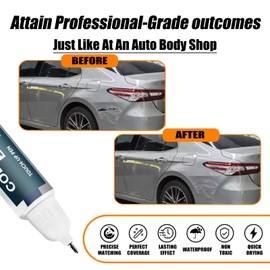 1J9 Celestial Silver Metallic Touch Up Paint for Toyota, Car Paint Pen Scratch Repair Two-In-One Touch Up Paint, Premium Car Scratch Remover for Deep Scratches