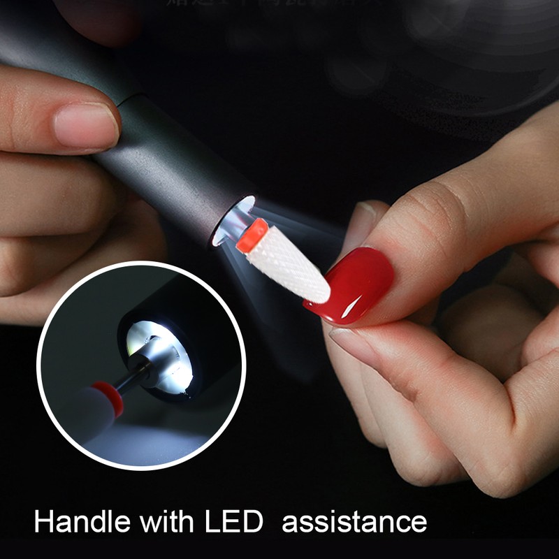 30000RPM Professional Nail Drill Portable Electric Nail Polishing Machine Mini