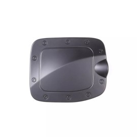 carpart2021 Matte BlackSide Door Fuel Oil Tank Cap Cover For Toyota Tacoma 2016-2023