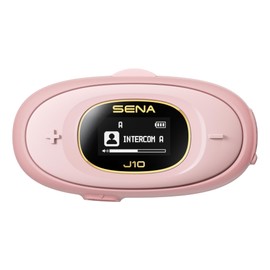 Sena J10 Motorcycle Bluetooth Communication System [Japan Limited], Pink, HD Speaker (Single Set)