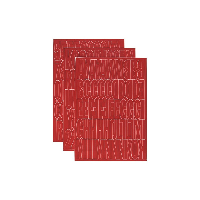 Hy-Ko Die Cut Packaged Numbers & Letters, DIY Address Number