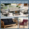 8Pcs Outdoor Cushion Covers Stretch Patio Cushion Covers Sofa Cushion