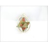 Jet International Energized Unakite Spinning Star Merkaba Pendant 1 Inch