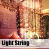 22m String Lights Solar Copper Wire 200LEDs Remote Control Lamp