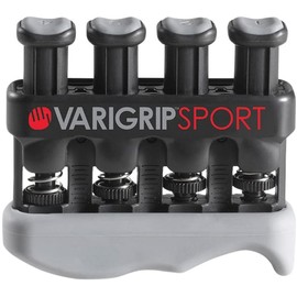Dynatomy VariGrip Sport (VGSP), Adjustable Resistance, Medium, Heavy Finger, Hand Exerciser, Grip Strengthener, Extra-Wide Base, Padded fingertips, Callus Builder