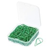 sourcing map 150 Pieces Metal Paper Clip Drop-Shaped with Box