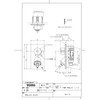 Toto Upright Faucet 13 (Embedded / Hose Connection) TWA11R