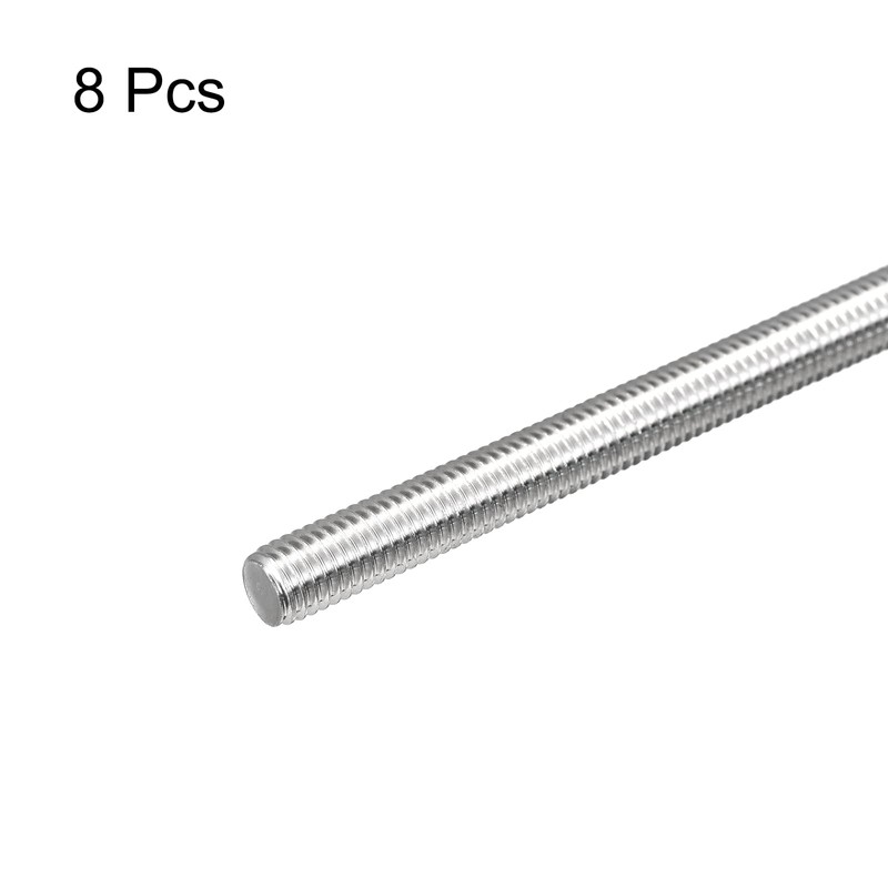 sourcing map Fully Threaded Rod M8 x 120mm 1.25mm Thread