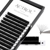 ACTROL Easy Fan Lashes Eyelash Extensions, 0.07 D, 70° Curl,
