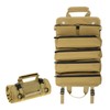 QWORK Roll-up tool bag with removable pockets, wear-resistant and waterproof