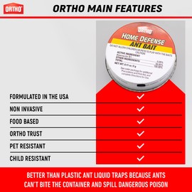 Ant Traps Indoor by Ortho Home Defense 4pk- Metallic & Adhesive Ant Killer Indoor & Ant Killer Outdoor - Ant Trap