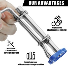 Foribyw 3Pcs Hydraulic Cylinder Piston Rod Seal U-Cup Installation Tool Seal Twistors Install Tool Universal Internal O-Rings Rebuild Installation Tools Kit for Automotive