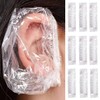 Disposable Ear Covers for Shower, 100 Pack Waterproof Ear Covers