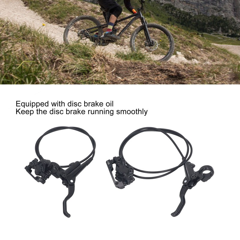 1 Pair MTB Hydraulic Disc Brake Set Powerful Front 110cm