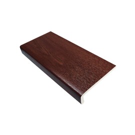 150mm Rosewood UPVC Window Board/Cill Cover 1.25m Long 9mm Thick Plastic Window Sill Capping