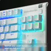 SteelSeries Apex 3 TKL White RGB Gaming Keyboard — Tenkeyless