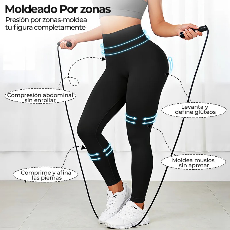 FTUVESO - 2pcs Leggings Deportivos Mujer Licras Ropa Para Gym