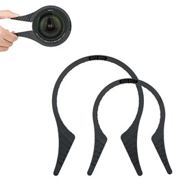 JJC 2 Piece Camera Lens Filter Wrench Kit, Filter Removal Key Tool for 55-72mm 77-95mm Lens Thread