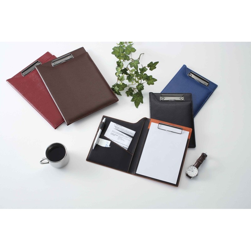 Raymay Fujii ZVF290R Clipboard Clip File Zeit Vector A4 Red