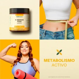Berberina Hcl 60 Capsulas 1000 Mg Suplemento Vitalbotanics Sabor Sin sabor                                                                            