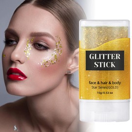 Stick Glitter for Body - Hair Body Shimmer Stick Festival Makeup | Cosmetic Shimmer Makeup Versatile Sparkling Accessories for Party Celebration Stage Performance