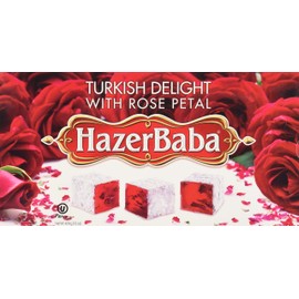 Hazerbaba Turkish Delight with Rose – 1lb