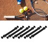 6 Pcs Tennis Racket Vibration Dampeners Long Buckle Tennis Racquet