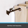 Kenney Fast Fit 5/8" No Measure Curtain Rod Brackets, Oil