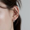 Gold&Deer 14K Goldfield Shine Cubic One-Touch Earrings Yellow Gold /