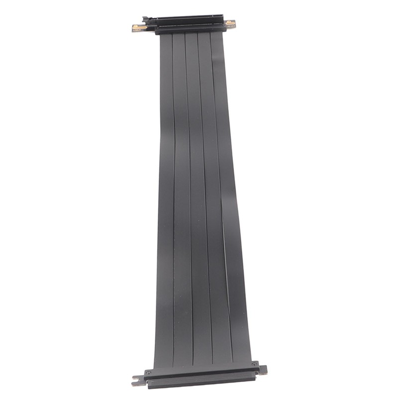 PCIE 4.0 X16 Extender Right Angle 64GB/s Shielded Plug and